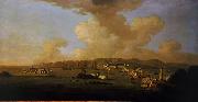 Monamy, Peter British fleet advances on France oil painting artist